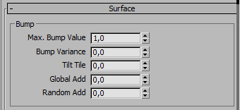 Setting 'Bump'